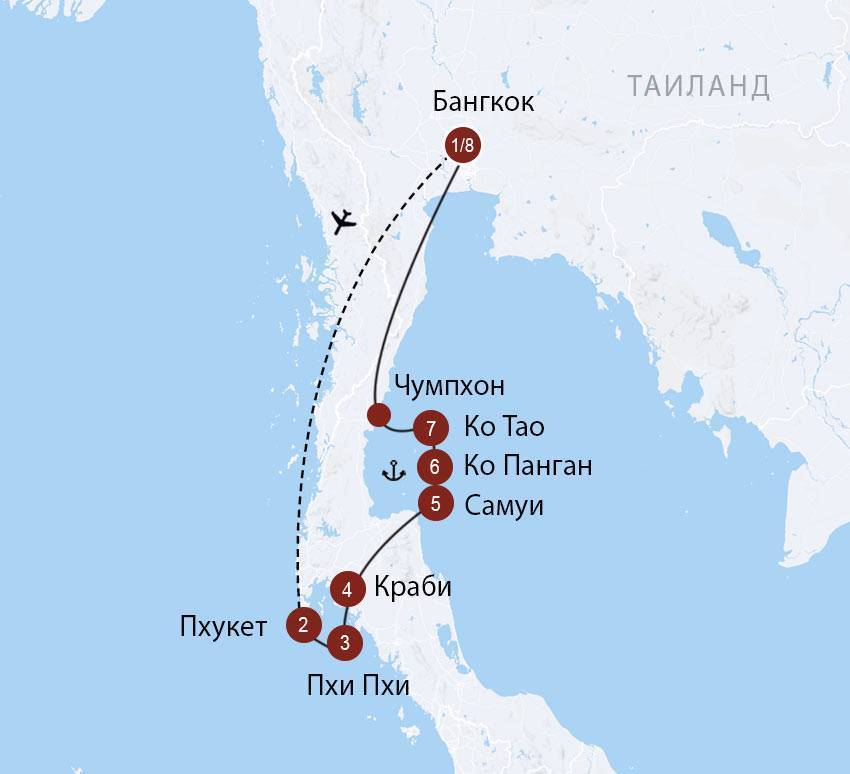 Способы самостоятельного путешествия из бангкока до краби