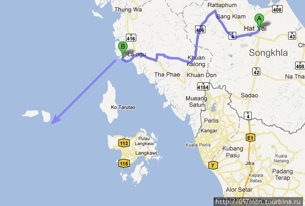Как добраться до острова липе. малайзия-таиланд.