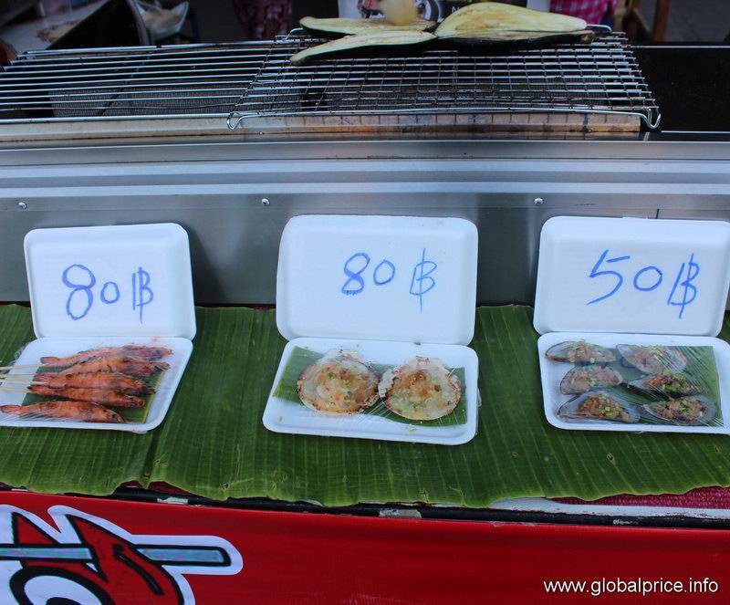 Сколько стоит еда в таиланде