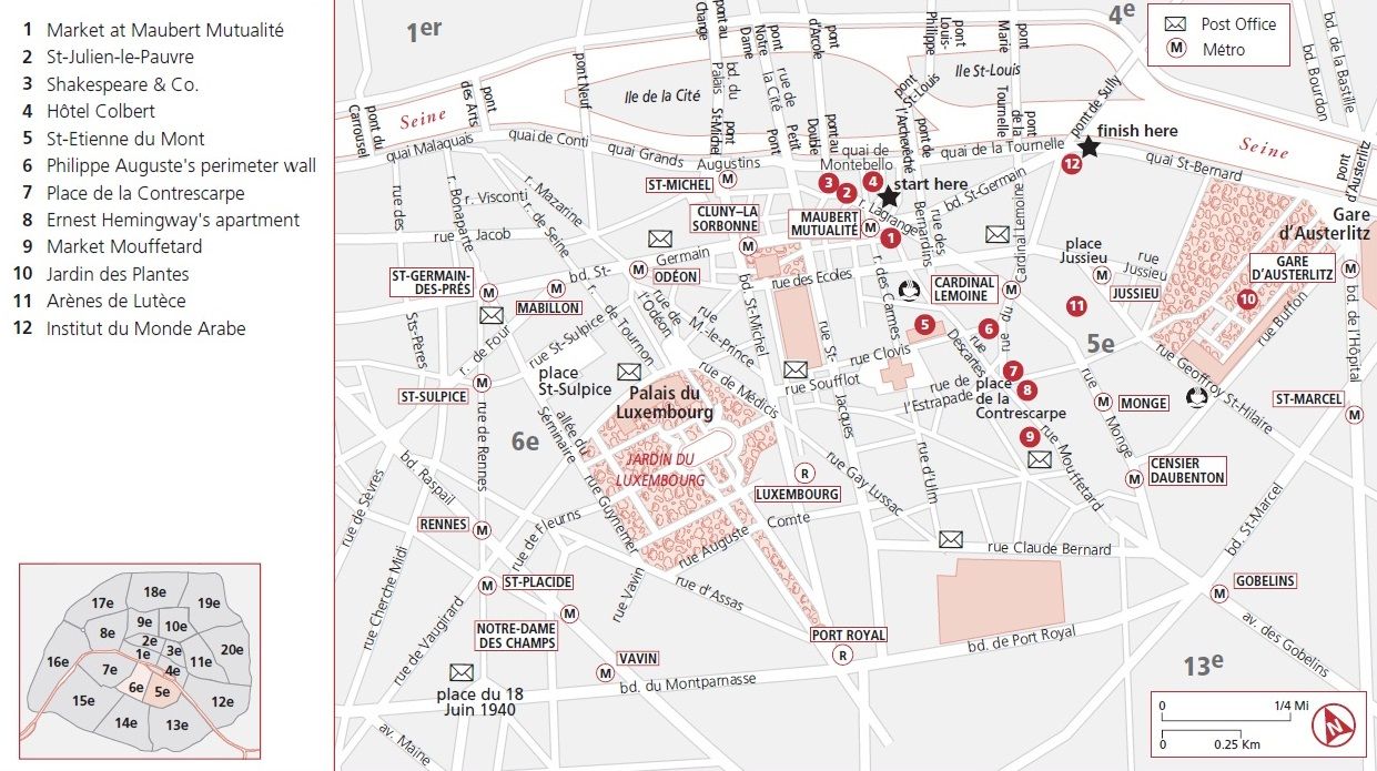 Латинский квартал в париже: карта, кафе, фото