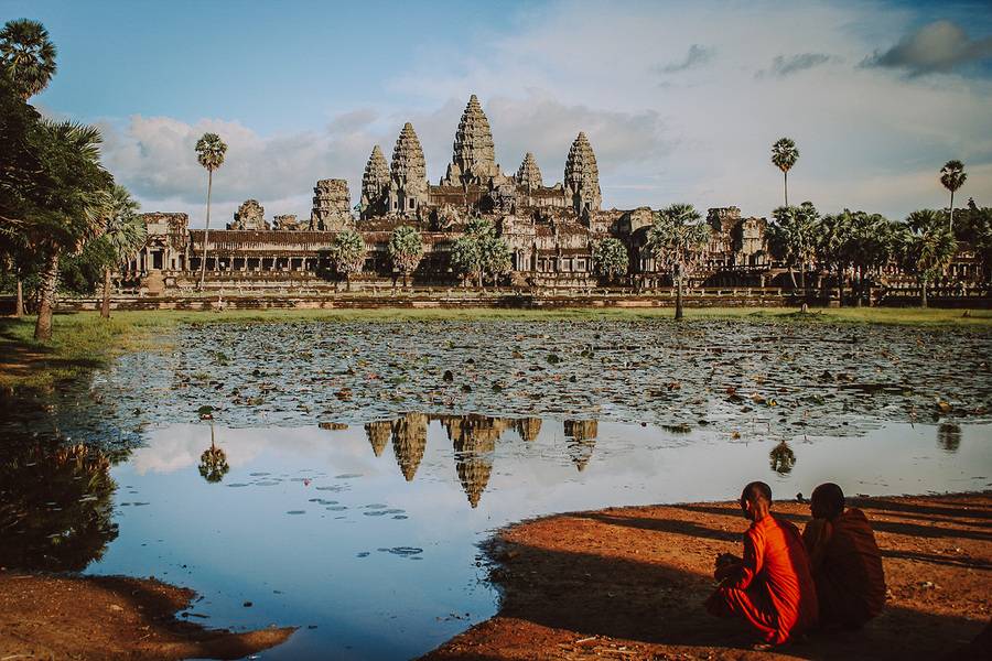 Храмовый комплекс ангкор-ват (сием-рип, камбоджа) - фото, описание, история, карта