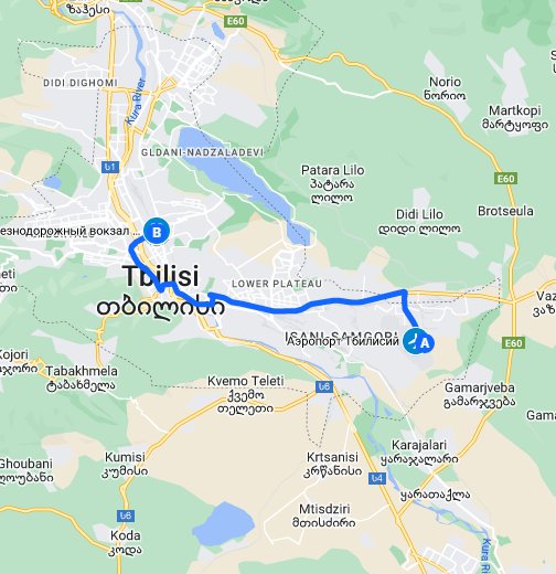 Как добраться из аэропорта тбилиси в центр города?