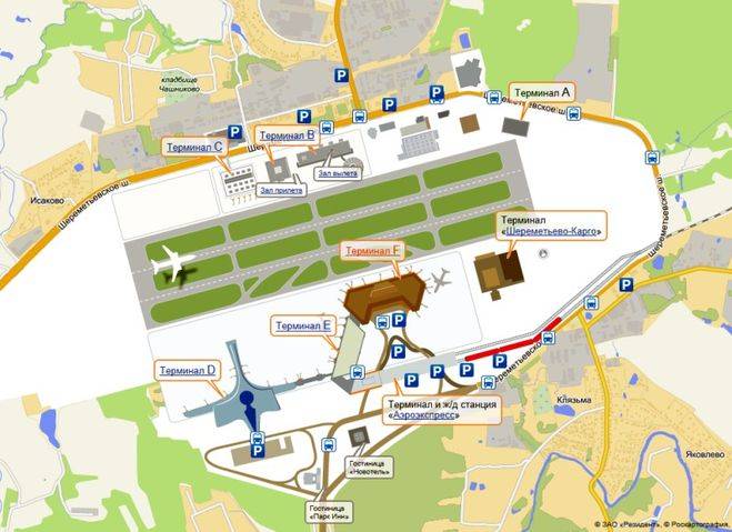 Схемы терминалов д, f, e и а аэропорта шереметьево с их описанием и расположением на карте