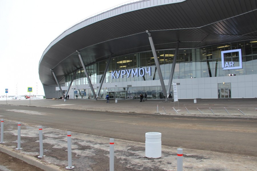 Самара аэропорт зимой