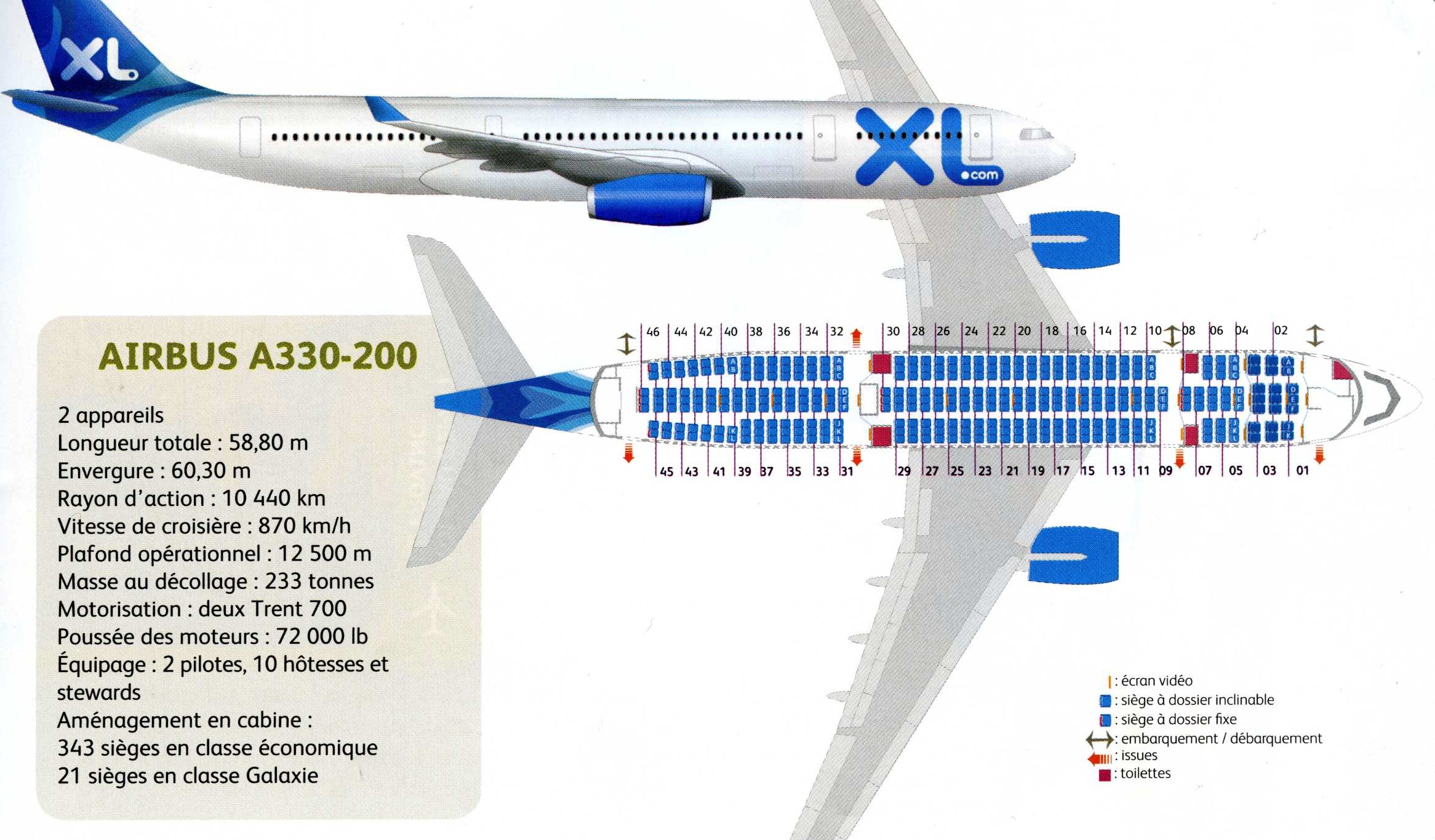 А330 302 схема салона