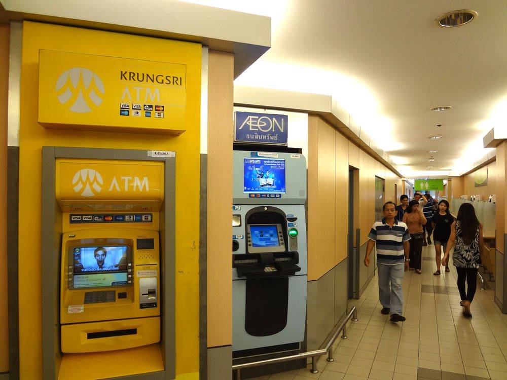 Как снять деньги с карты сбербанка в тайланде