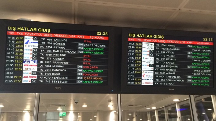 Аэропорт ататюрк стамбул: онлайн табло, схема