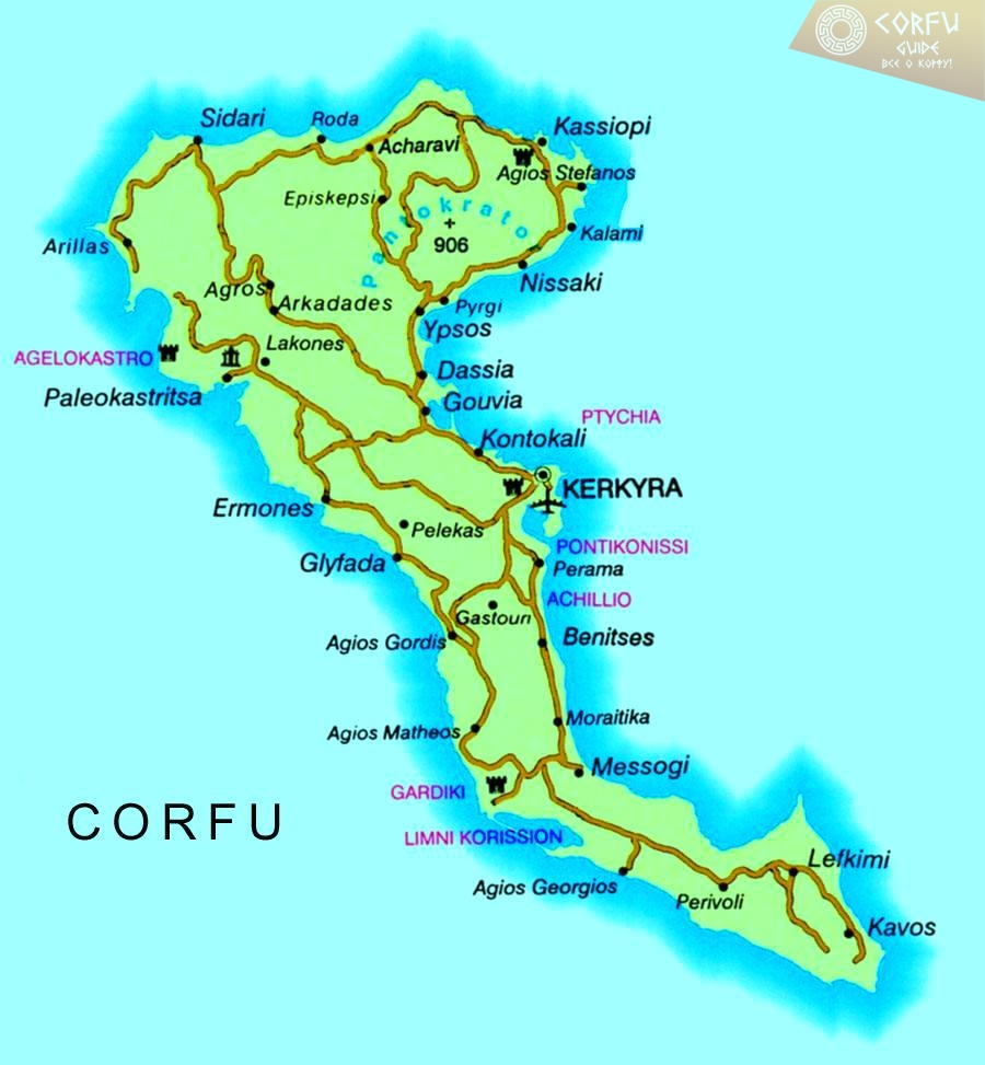 Палеокастрица на карте корфу (греция): достопримечательности, пляж