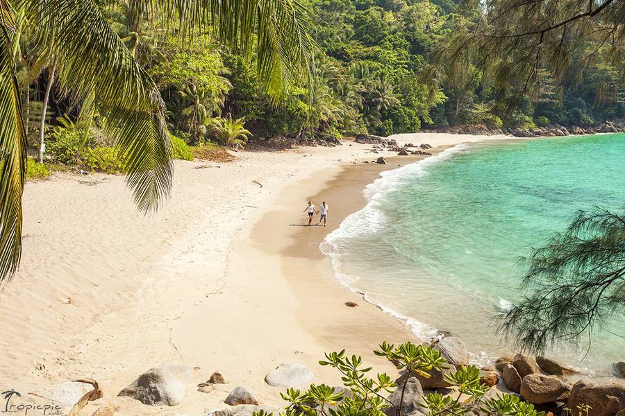 Где в таиланде пляжи с белым песком?
