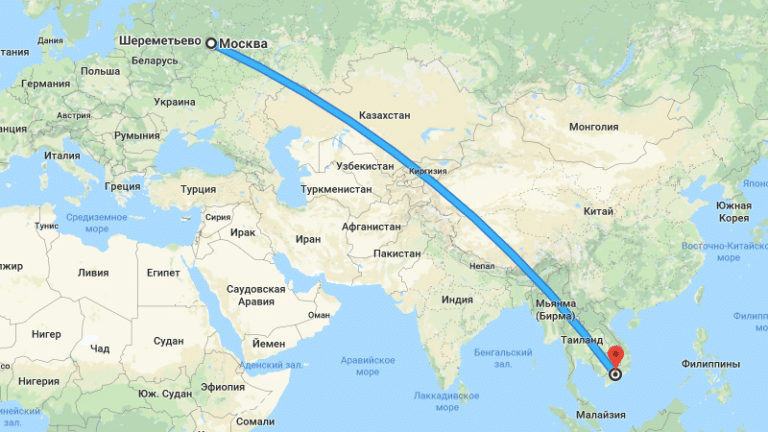 Сколько лететь до хорватии из москвы и других городов россии