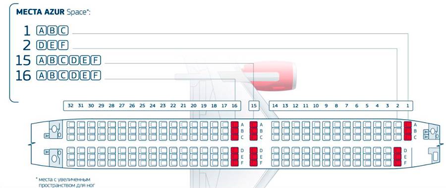 Boeing 767–300: схема салона, как выбрать лучшие места