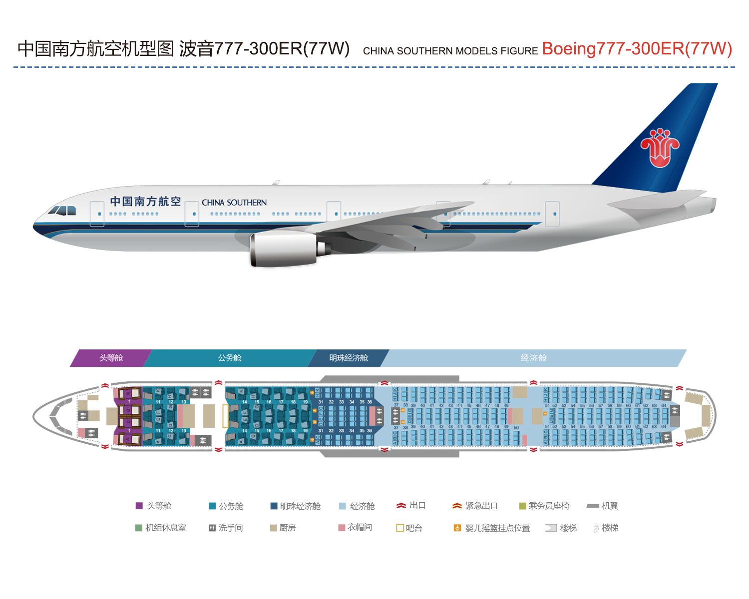 Boeing 777 300 аэрофлот схема посадочных мест