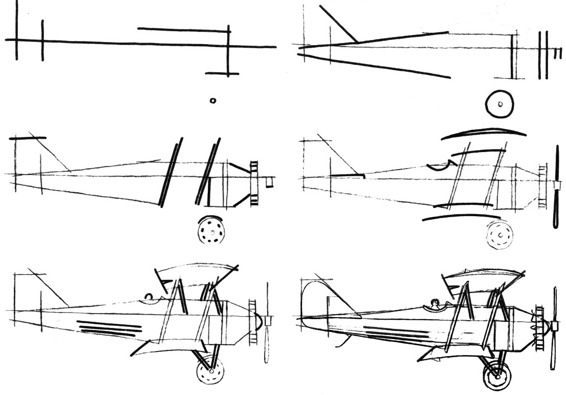 Как нарисовать самолет: поэтапная инструкция для начинающих художников и детей