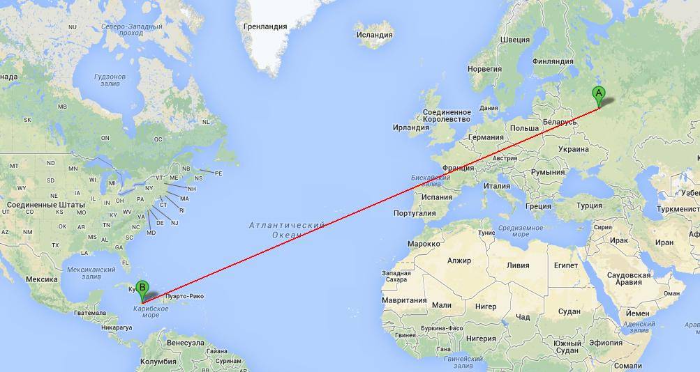Сколько лететь до доминиканы из москвы - почти 9,5 тысяч км.