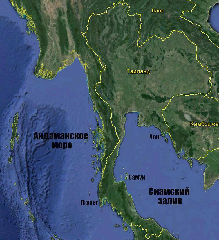 Какие моря омывают таиланд? - идеальное путешествие