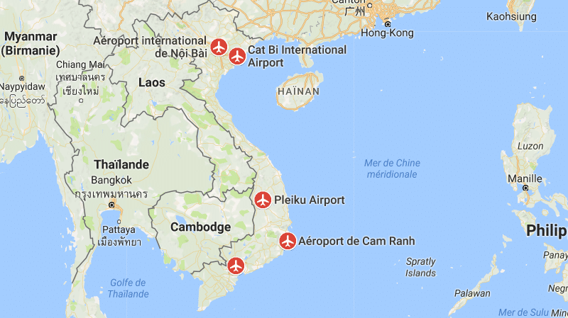 Аэропорт вьетнама cxr на карте: где находится