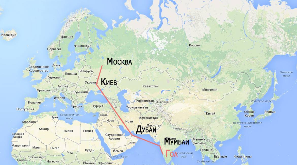 Сколько лететь из москвы в дели прямым рейсом и с пересадками