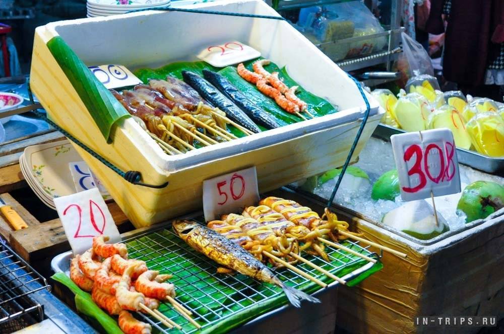 Сколько стоит еда в таиланде?