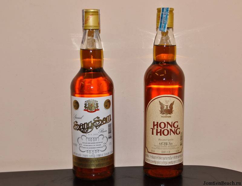 Пиво, ром и другой алкоголь в тайланде