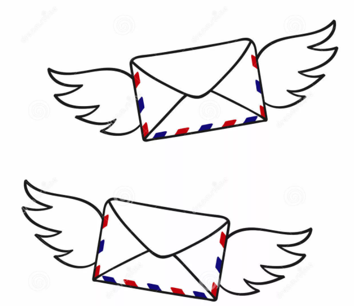 Доставка почты. командирская почта. летающие конверты