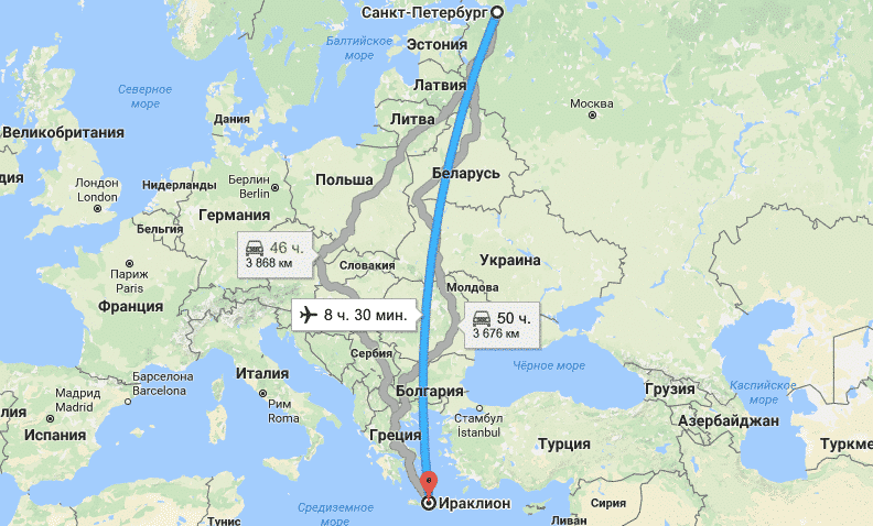 Сколько лететь до германии из москвы и других крупных городов