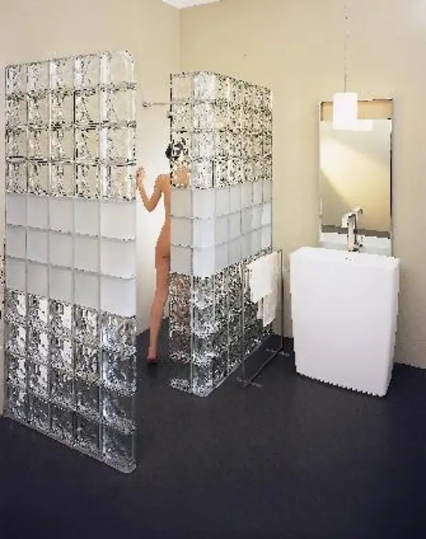 Устанавливаем стеклянные перегородки в ванную комнату (фото)