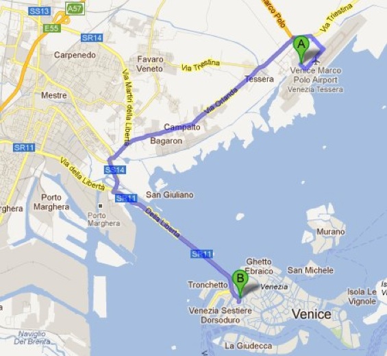 Как добраться из аэропорта марко поло до центра венеции — все варианты и способы