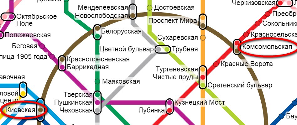 Расстояние между казанским и киевским вокзалами, как проехать на метро - просто о технологиях