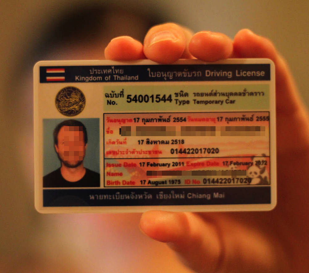 Как получить водительские права в тайланде на авто и байк  — паттайя