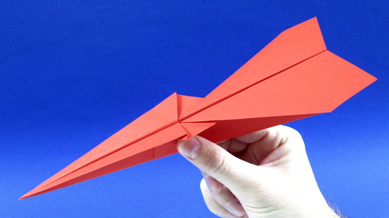 Как сделать бумажный самолётик, который долго летает