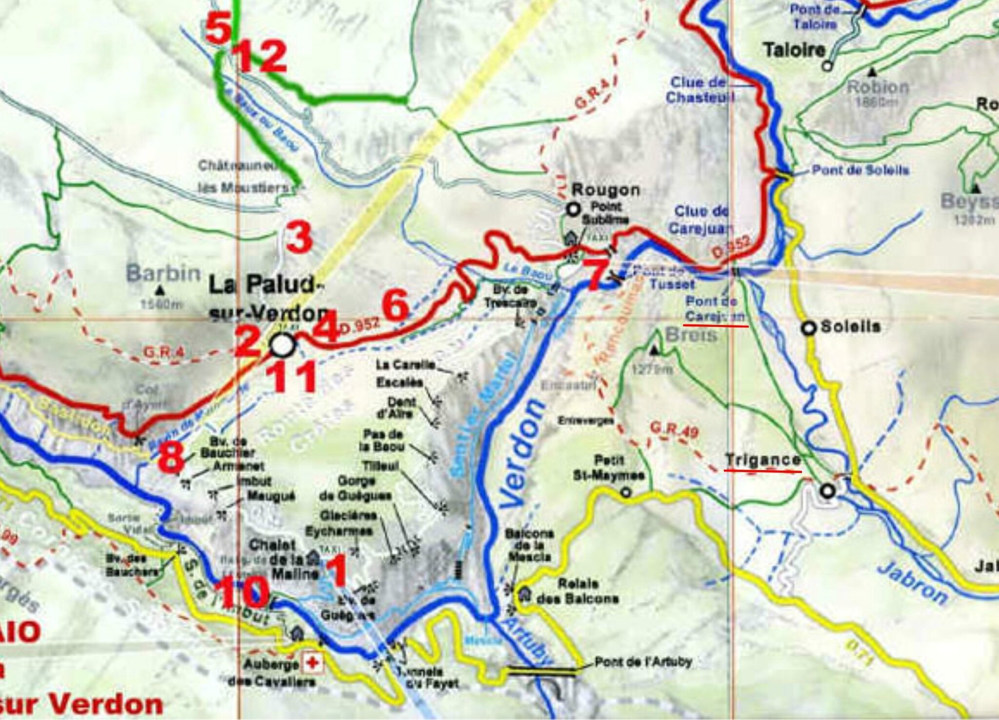 Вердонское ущелье (gorges du verdon) во франции: фото, описание, развлечения, карта