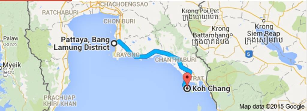 Как добраться до ко чанга из бангкока сколько ехать, расстояние, такси и автобус