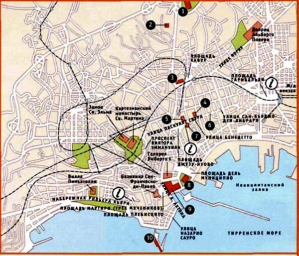 Описание и фото основных достопримечательностей неаполя