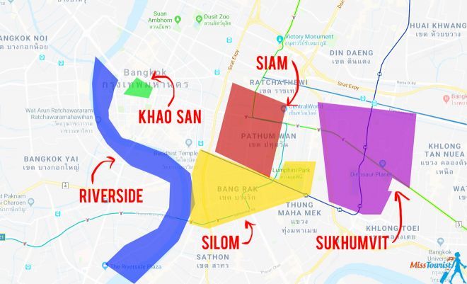 Районы бангкока