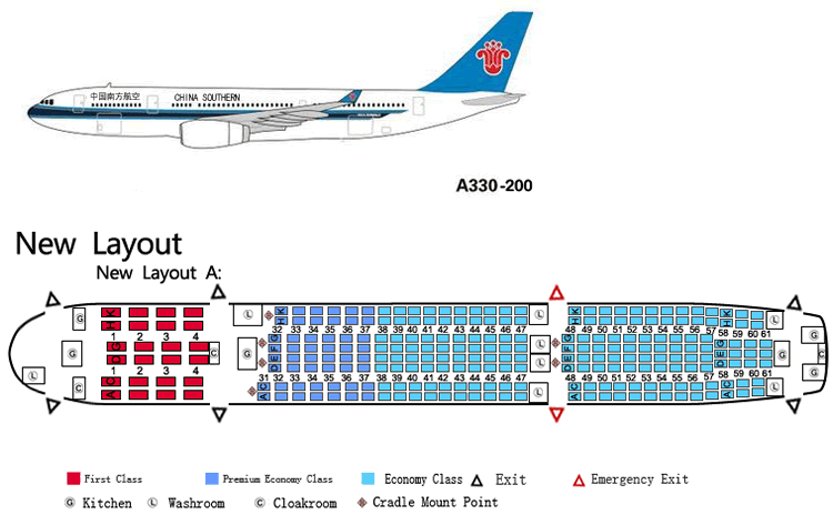 Аэробус а330-200 схема салона аэрофлот лучшие места