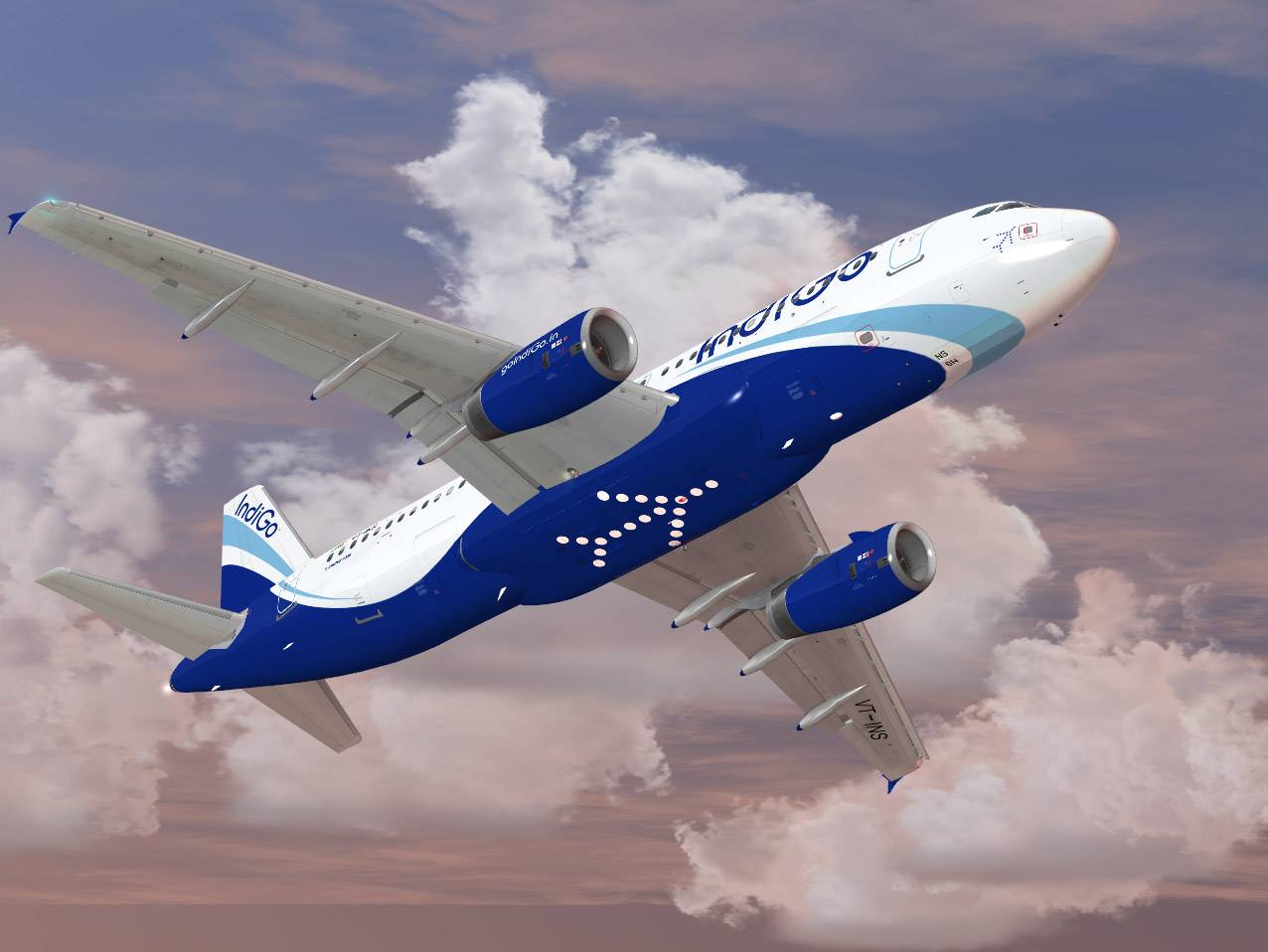 Индийская частная бюджетная авиакомпания indigo airlines