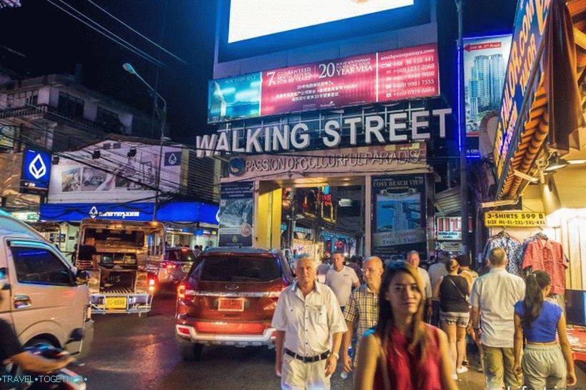Что можно найти на walking street в паттайе? тайланд