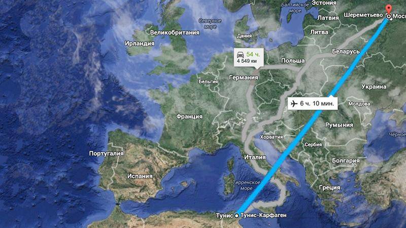 Сколько лететь до туниса из самары по времени: перелет чартерным рейсом и полет с пересадками