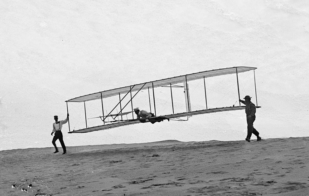 Самолет братьев Райт и первый полет