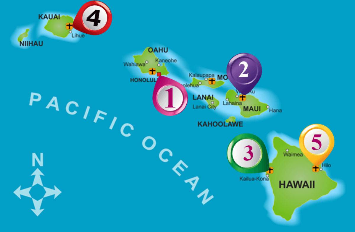 Гавайские острова, соединенные штаты америки — города и районы, экскурсии, достопримечательности гавайских островов от «тонкостей туризма»