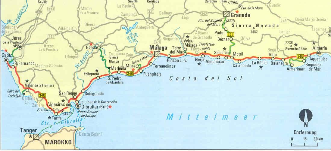 Коста-дель-соль, испания: подробное описание курортов.