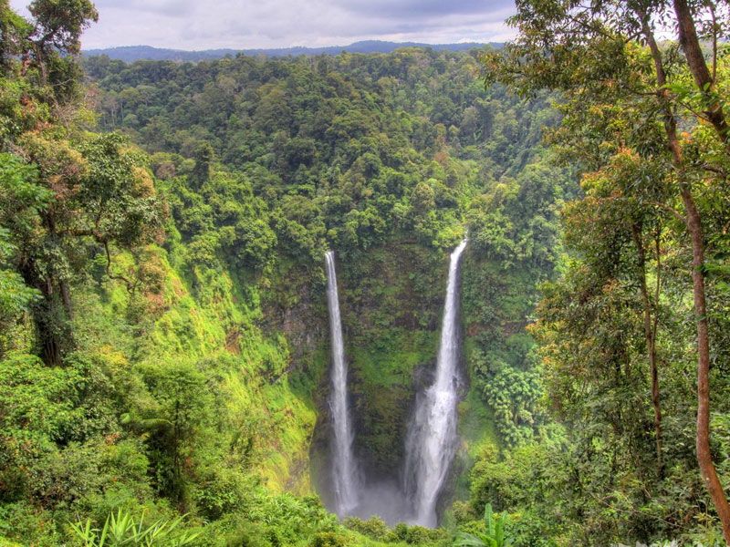 27 водопадов плато болавен в лаосе: подробный маршрут + карта