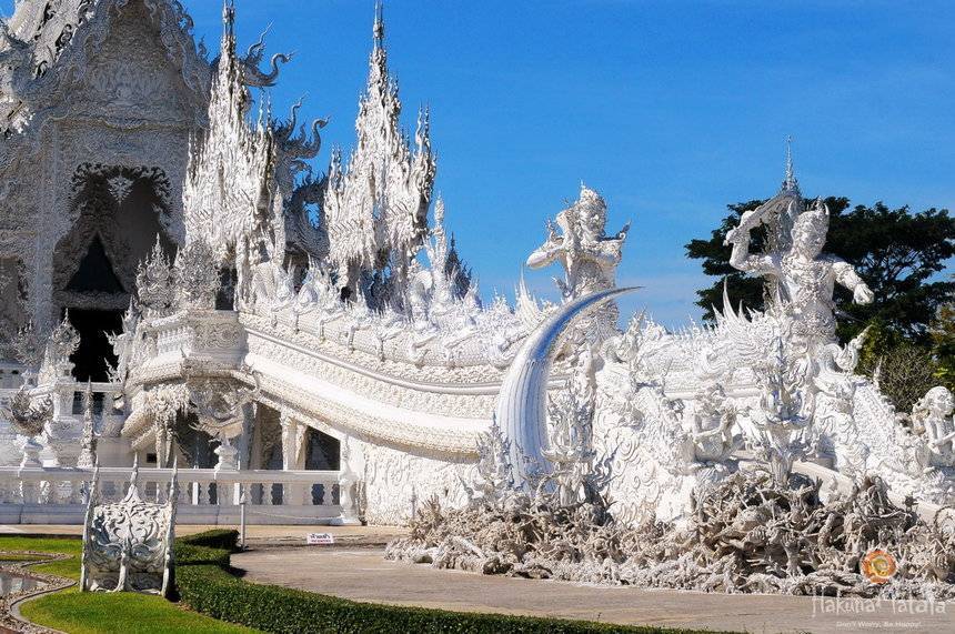 Белый храм в таиланде - wat rong khun, чианг рай