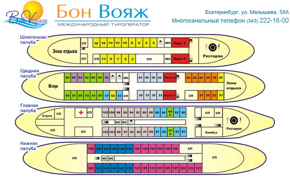 Круизы по россии