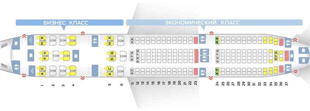 Схема мест в самолете аэробус 330