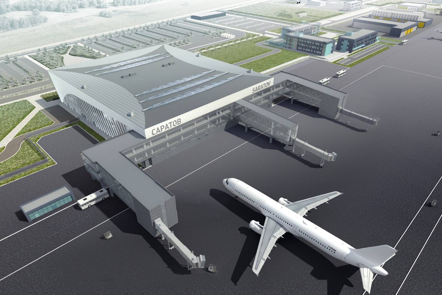 Новый аэропорт в саратове принял первый рейс. новости. первый канал