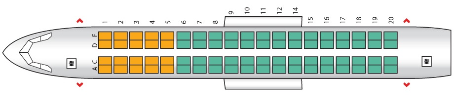 Embraer 170 обзор самолета, схема салона и лучшие места