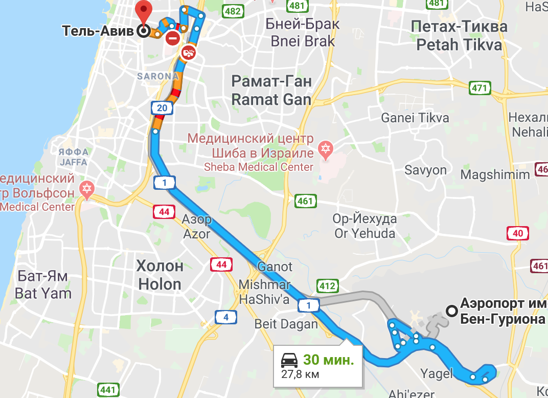 Как добраться в иерусалим из аэропорта бен-гуриона, тель-авива и других городов