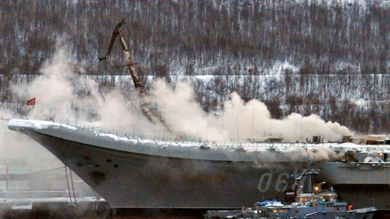 Крушение самолета на авианосце адмирал кузнецов