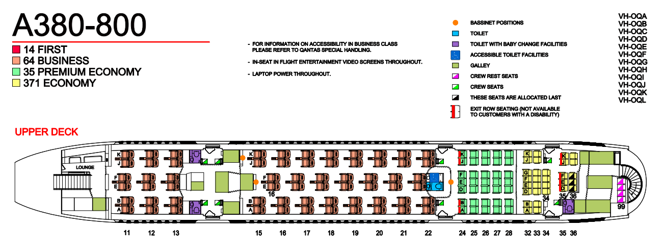 Схема салона airbus a380-800 — lufthansa. лучшие места в самолете